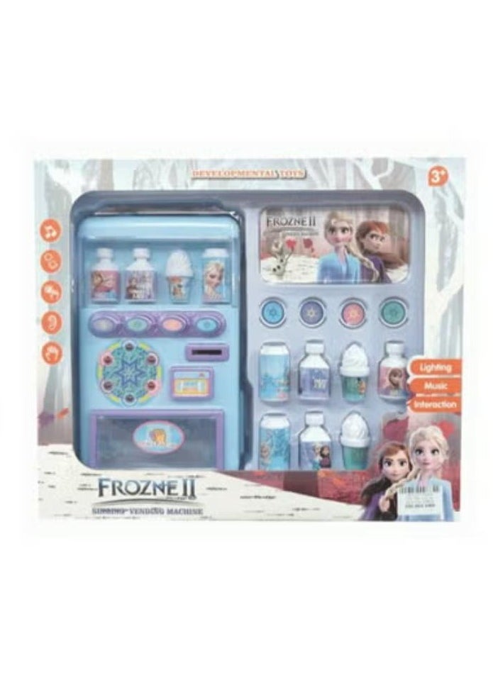 null - Interactive Early Developmental Toy Vending Machine Pretend Play Electronic Drink Apparatus Develop Common Sense of Life with Music and Light - Image 1