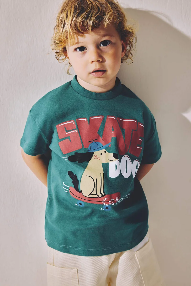 ديفاكتو Baby Boy Shorts and T-Shirt 2 Piece Set