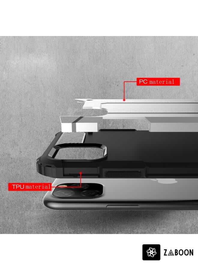 Zaboon غطاء حماية لجهاز iPhone 11 من نوع Magic Armor TPU + PC - Image 2