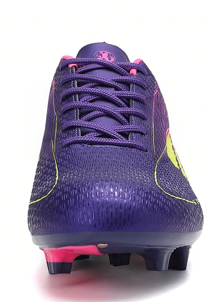 جناح السماء أحذية كرة قدم للرجال والنساء على أرض صلبة، أحذية كرة قدم منخفضة الارتفاع، نعل FG، أحذية كرة قدم خفيفة الوزن للتدريب الاحترافي في الهواء الطلق - Image 4