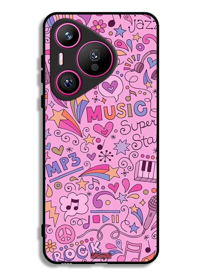 Tolwak Huawei Pura 70 Protective Case Cover Music Tags - Image 1