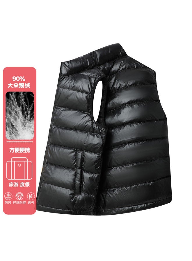 YaYa Winter Versatile Down Vest Stand Collar Warm Goose Down Comfortable Outerwear Vest Men's - Image 2
