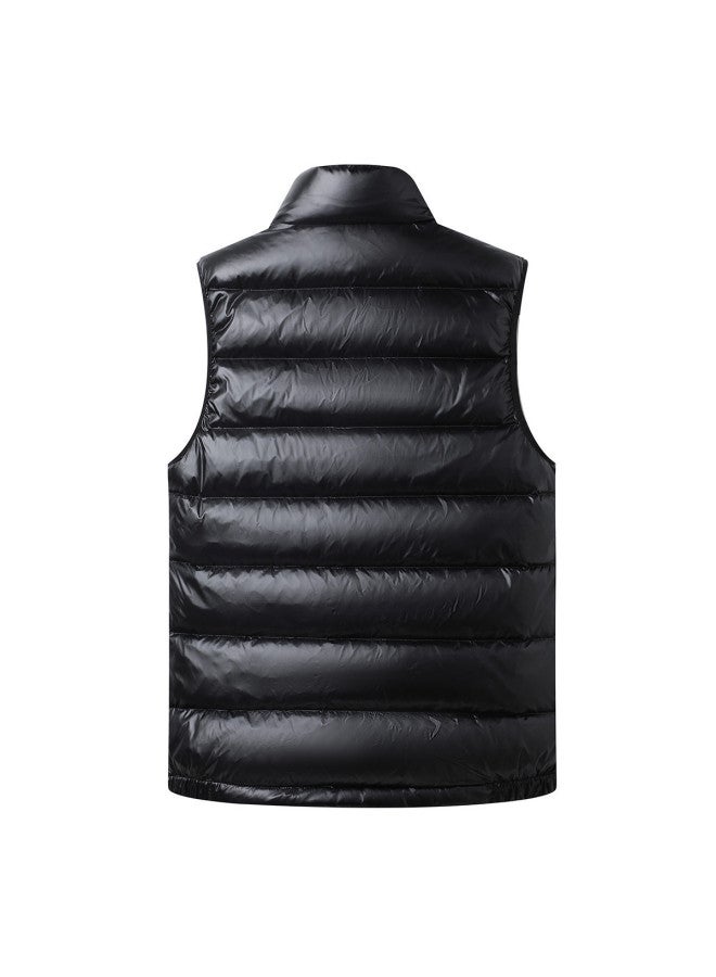 YaYa Winter Versatile Down Vest Stand Collar Warm Goose Down Comfortable Outerwear Vest Men's - Image 3