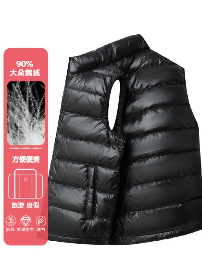 YaYa Winter Versatile Down Vest Stand Collar Warm Goose Down Comfortable Outerwear Vest Men's - Image 1