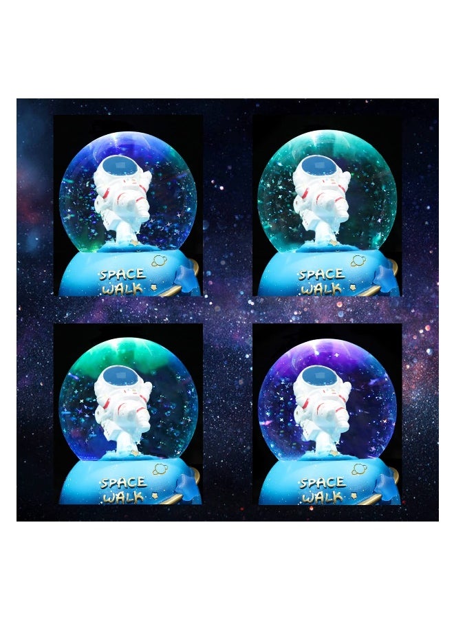 Generic Musical Glitter Snow Globe 80MM for Kids Explore Starry Sky Astronaut Birthday Toy Gift for Boys and Girls Space Decor  - Image 3
