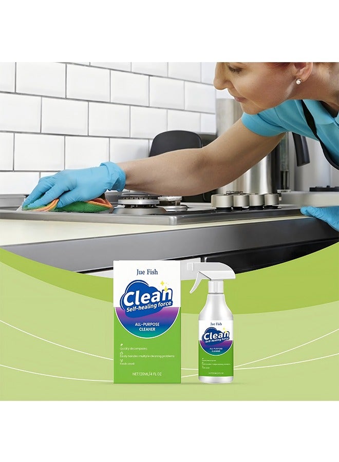 JUE-FISH Clean Self-Healing Force，All-Purpose Cleaner，The Miracle All Purpose Cleaning Paste 120ML - Image 2