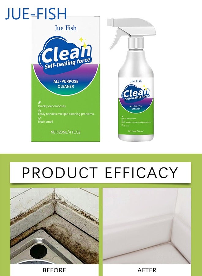 JUE-FISH Clean Self-Healing Force，All-Purpose Cleaner，The Miracle All Purpose Cleaning Paste 120ML - Image 1