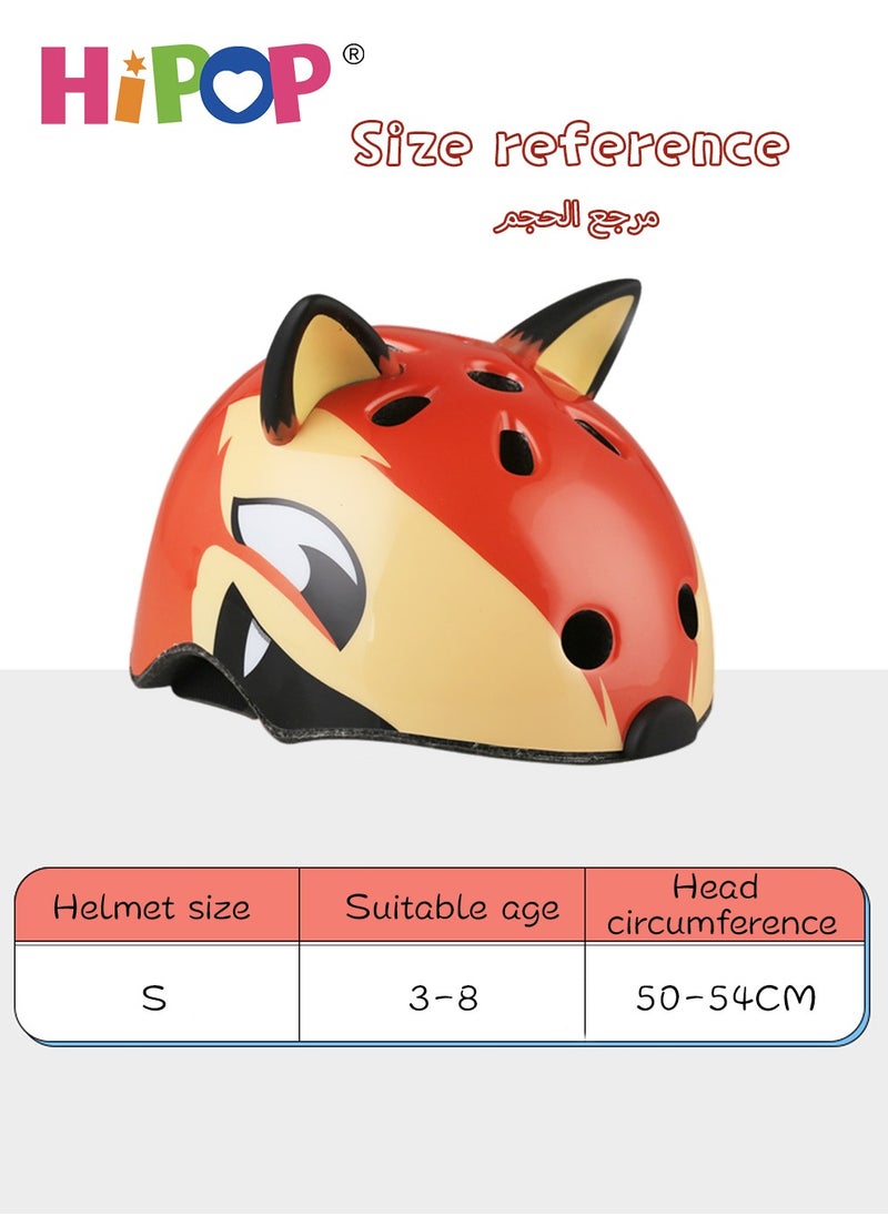 HIPOP Kids Helmet of Scooter, Skateboard and Bike,Children Riding Protective Gear with Adjustable Function,Children's Bicycle Protection Equipment 3-8 Age  - Image 4