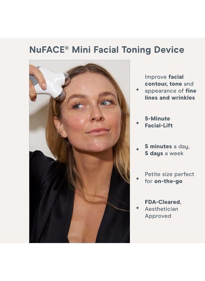 Nuface - Mini Starter Kit – Mini Facial Toning Device with Hydrating Leave-On Gel Primer, 2 Fl Oz - Image 1
