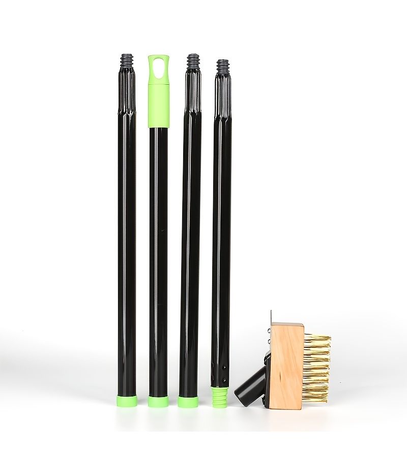 59 Inch 2 In 1 Long Handle Weed Removal Brush Crevice Weeder Wire Brush Scraper For Roof Patio Driveway Masonry Cleaning - Image 2