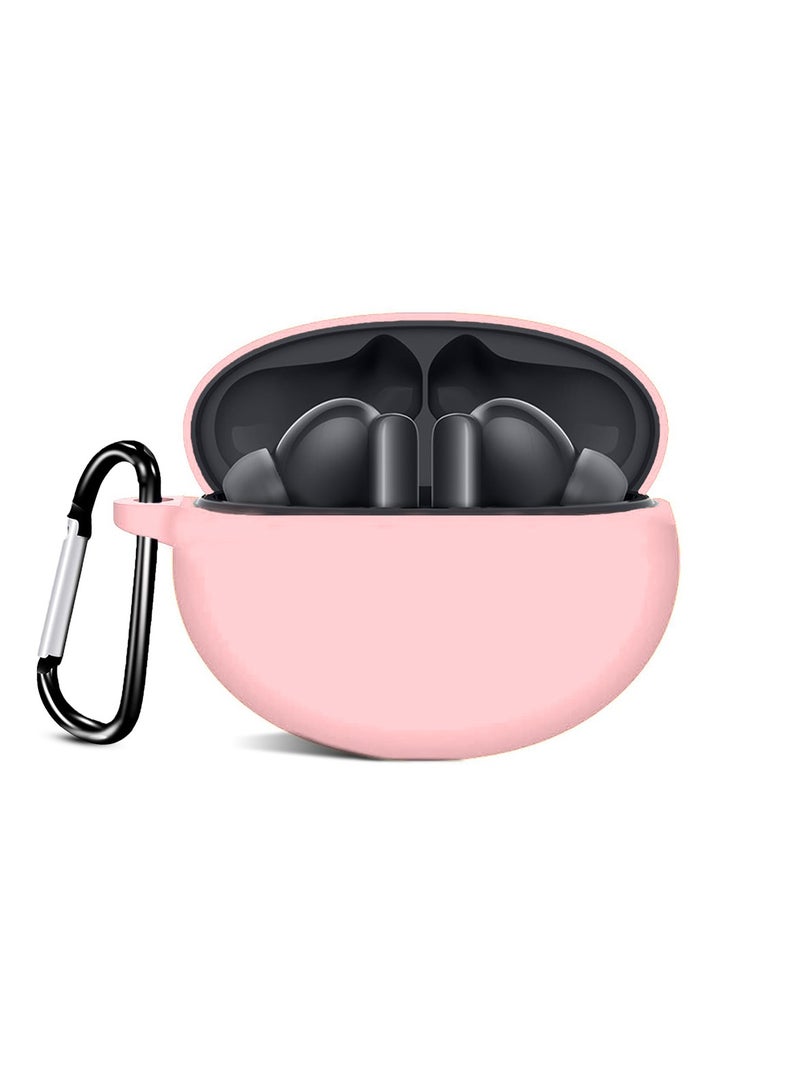 O Ozone Earphone Case Cover for Huawei FreeBuds 6i/5i, Premium Soft Silicone Full-Body Protection Shockproof Bluetooth Headphone Case
- Pink  - Image 1