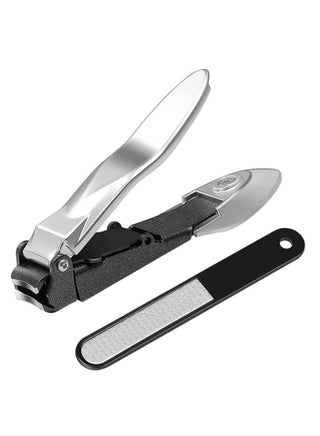 Nail Clippers with Catcher for Thick Nails Large Fingernail and Toenail Clipper Trimmer Professional Nail Cutter for Easy Trimming and Shaping Complete Travel Nail Care Kit Included - pzsku/ZDE4ED673909632E11FACZ/45/1746608728/7e9dc1fe-6495-4f5d-bd17-c2f3ee1302c4