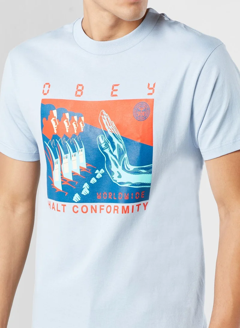 OBEY Halt Conformity T-Shirt
