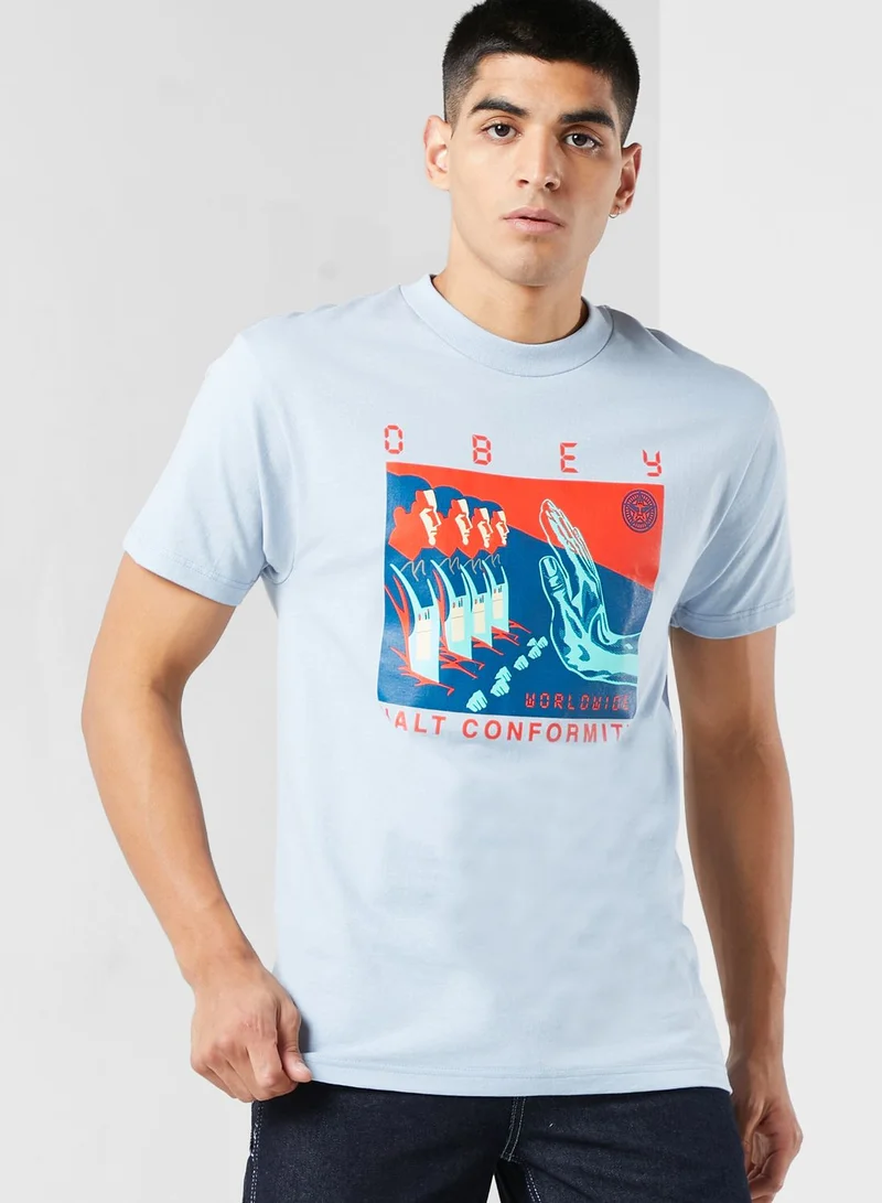 OBEY Halt Conformity T-Shirt
