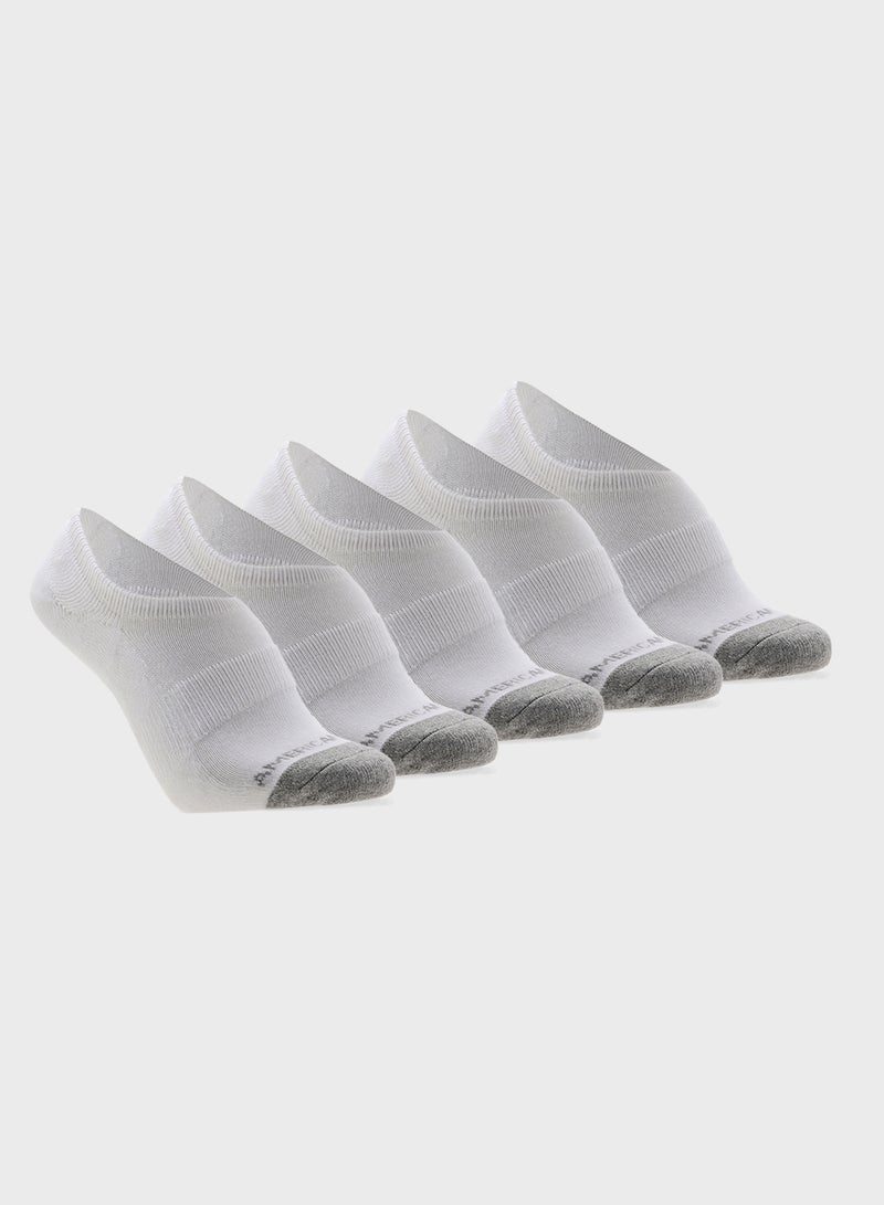 American Eagle AEO Terry Invisible Socks 5-Pack  - Image 1