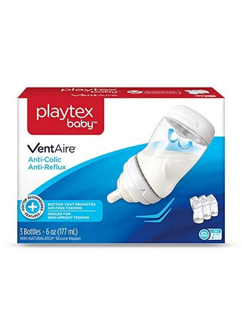Baby Ventaire Bottle Helps Prevent Colic And Reflux 6 Ounce Bottles 3 Count