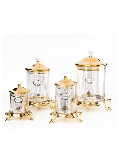 Spice and condiment storage container set with lids for safe use.