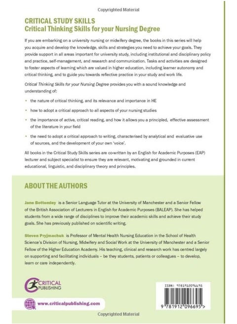 Critical Thinking Skills for your Nursing Degree