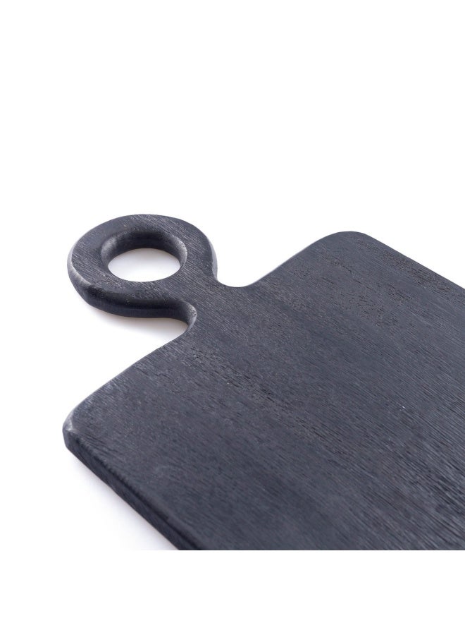 Pan Home Earthy House Acacia Chopping Board 38x20.3x1.5cm -Black - Image 2