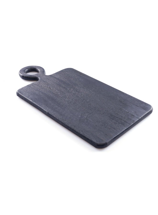 Pan Home Earthy House Acacia Chopping Board 38x20.3x1.5cm -Black - Image 1