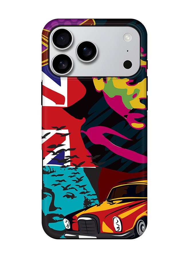 Stylizedd Tough Pro Magnetic Case for iPhone 17 Pro Max, Dual Layer hybrid PC + TPU Mobile Cover Matte - Retro Spy