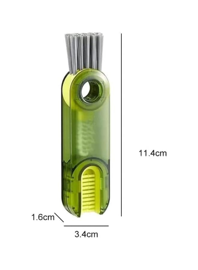 PROMASS 3 in 1 Multifunctional Cleaning Brush, Mini Cleaning Brush Tiny Bottle Cup Lid Detail Brush Straw Cleaner Tools, 3 in 1 Water Bottle Cleaning Brush for Cleaning Household Washing Tool (2pack) - Image 2