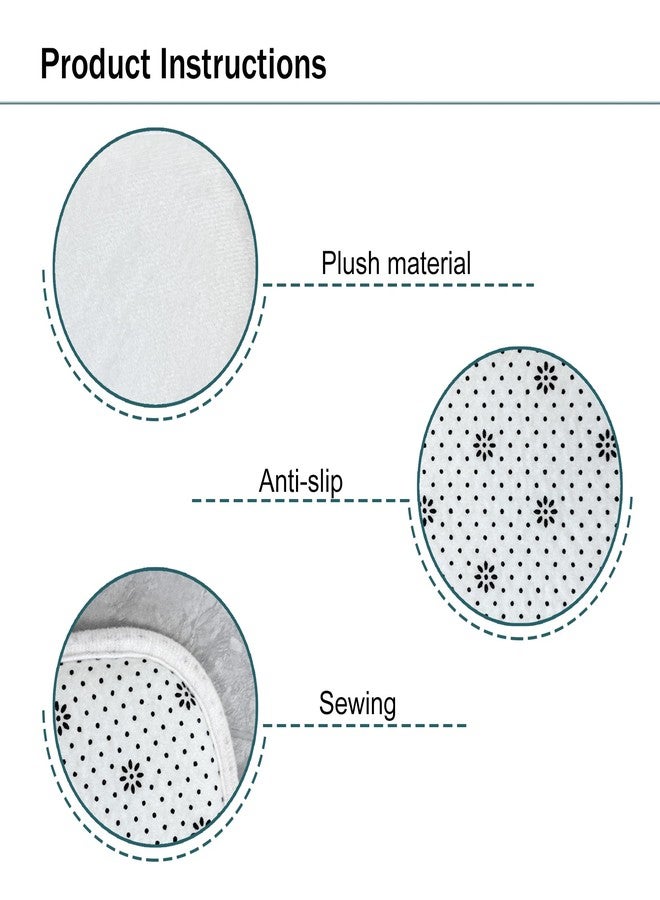Ufeela 4 PCS Teal Green Butterfly Shower Curtain Set 72Wx72H Inch Spring Floral Flower Complete Bathroom Set Non-Slip Bath Rug Toilet Lid Cover and U Shape Mat Accessories 12 Hooks Bathoom Decor - Image 5