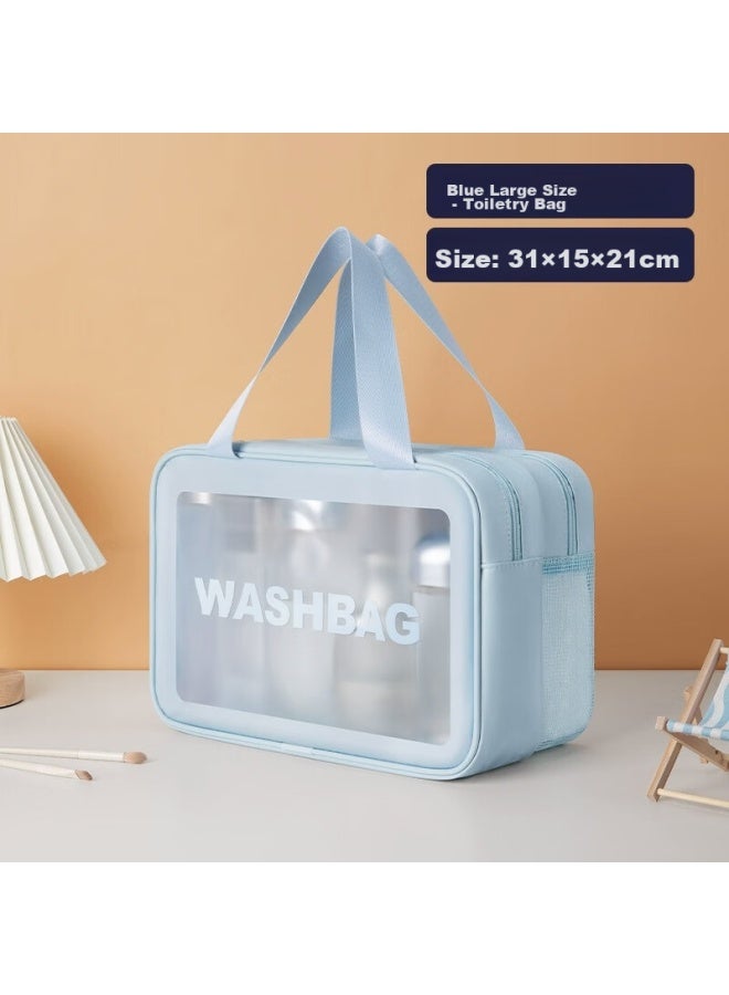 BADIGAO Badigao Travel Toiletry Bag With Wet And Dry Separation, Waterproof Shower And Swimming Storage Bag For Men And Women, Suitable For Hot Springs, Business Trips, And Makeup  - Image 1