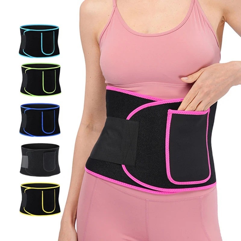 Bluejw Weight Loss Waist Trainer - Slimming Sweat Belt for Women & Men - Different Sizes Waist Trimmers - Image 2
