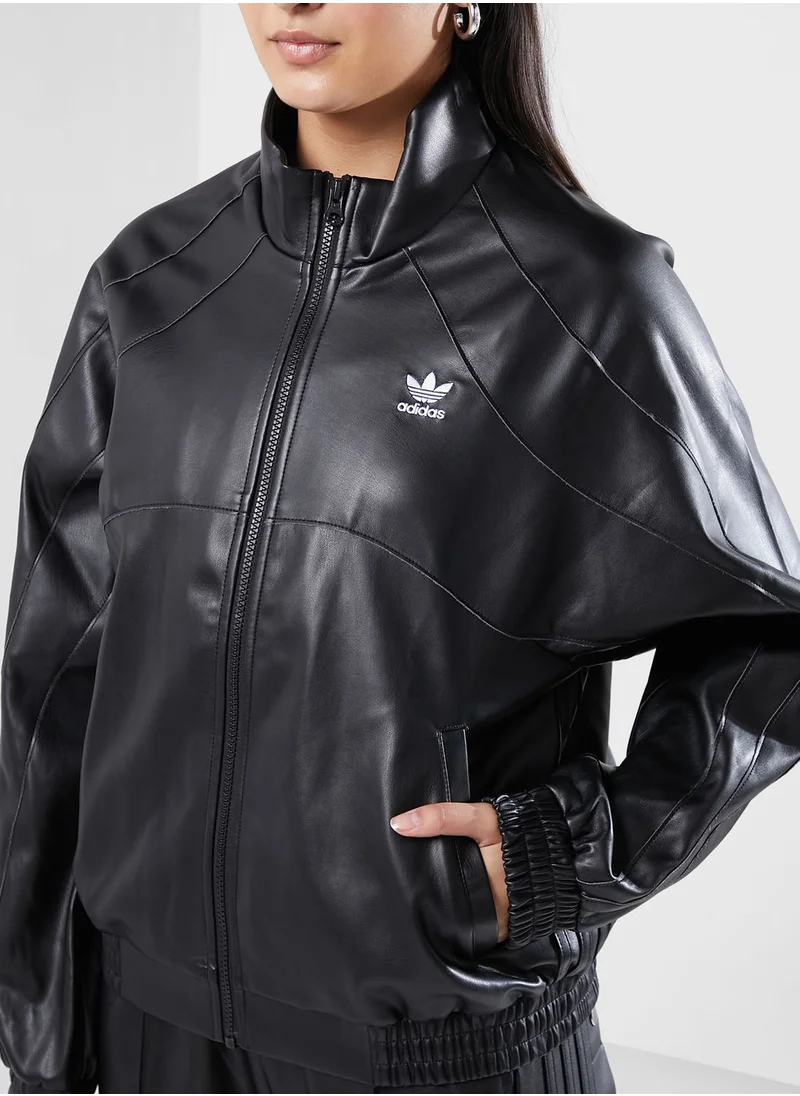 adidas Originals Faux Leather Jacket