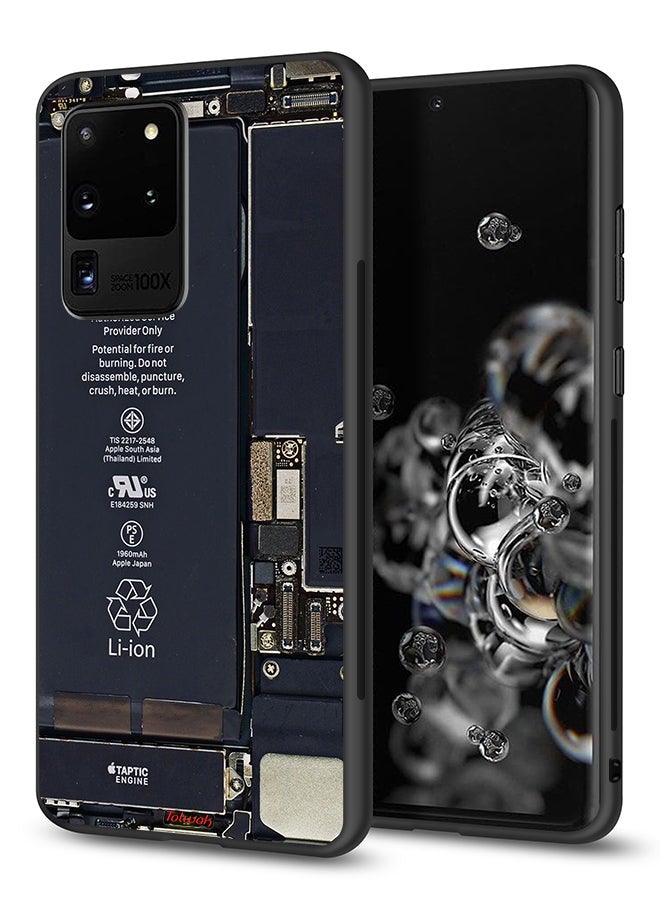 Tolwak Samsung Galaxy S20 Ultra Protective Case Cover Phone Circuit Pattern - Image 1