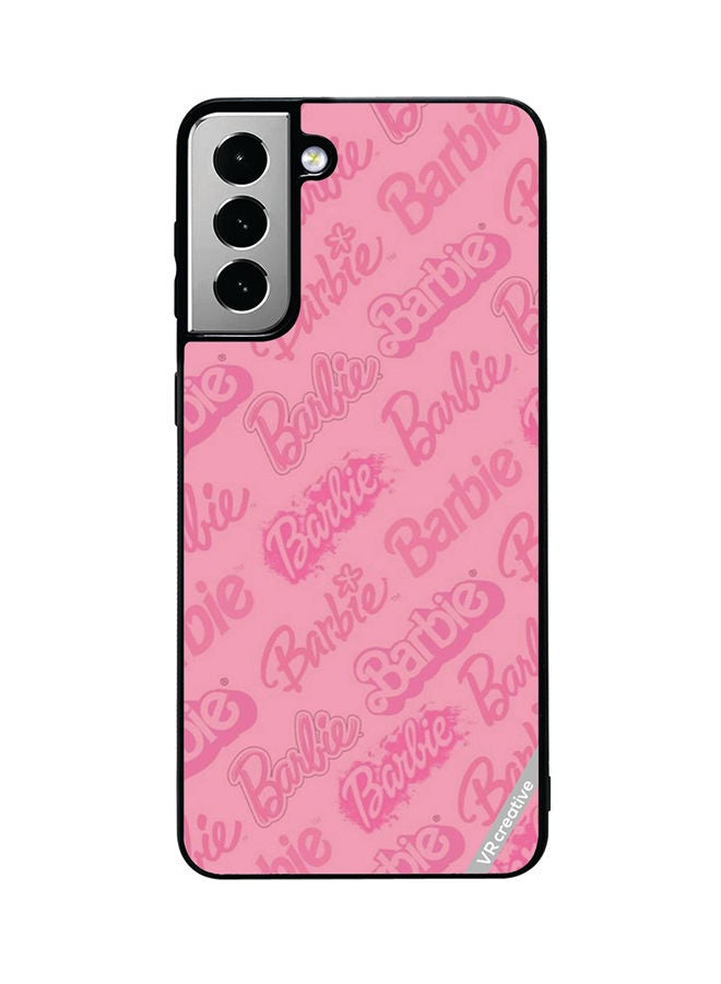 VR CREATIVE Protective Case Cover For Samsung Galaxy S21 FE 5G Barbie Design Multicolour - Image 1