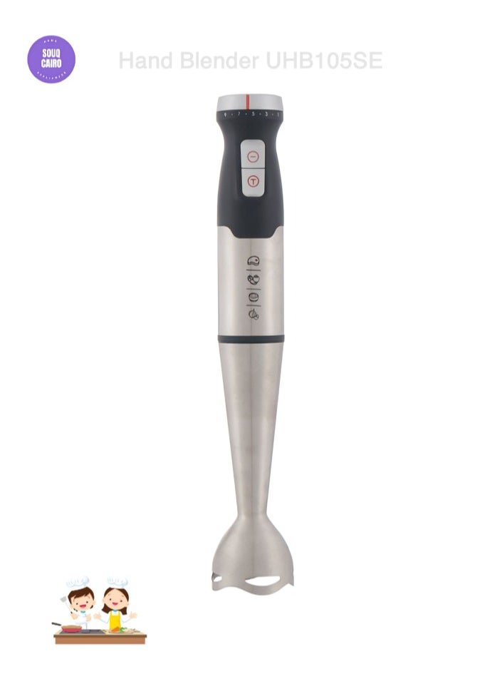 Ultra - Ultra 5-in-1 Hand Blender with Attachments, 500 ml, 1000W, Stainless Steel - UHB105SE - Image 1