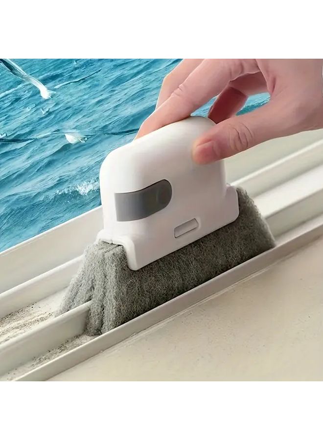 Grey Door And Window Track Cleaning Brush For Effortless Small Gap And Frame Cleaning Kitchen Countertop Tool Ideal 11 Holiday Gift For Father Day And Homemaker - Image 1