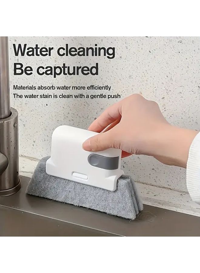 Grey Door And Window Track Cleaning Brush For Effortless Small Gap And Frame Cleaning Kitchen Countertop Tool Ideal 11 Holiday Gift For Father Day And Homemaker - Image 2