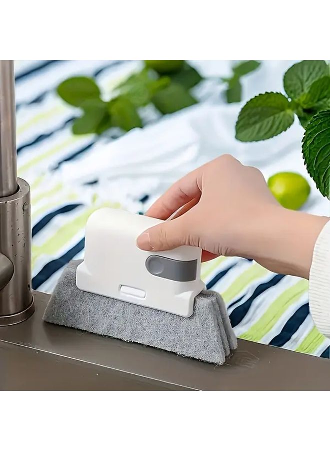 Grey Door And Window Track Cleaning Brush For Effortless Small Gap And Frame Cleaning Kitchen Countertop Tool Ideal 11 Holiday Gift For Father Day And Homemaker - Image 5