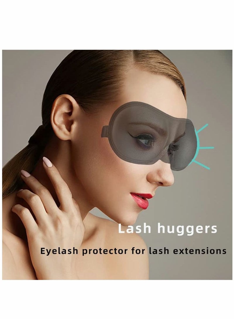 SYOSI 3D Eye mask for Sleeping,Machine Washable, Sleep Mask Women, Blinder Blindfold Airplane with Travel Pouch 2PCS - Image 3