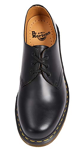 Dr Martens Dr. Martens Unisex's Derby Amphibians, Black Smooth, 39 EU - Image 3