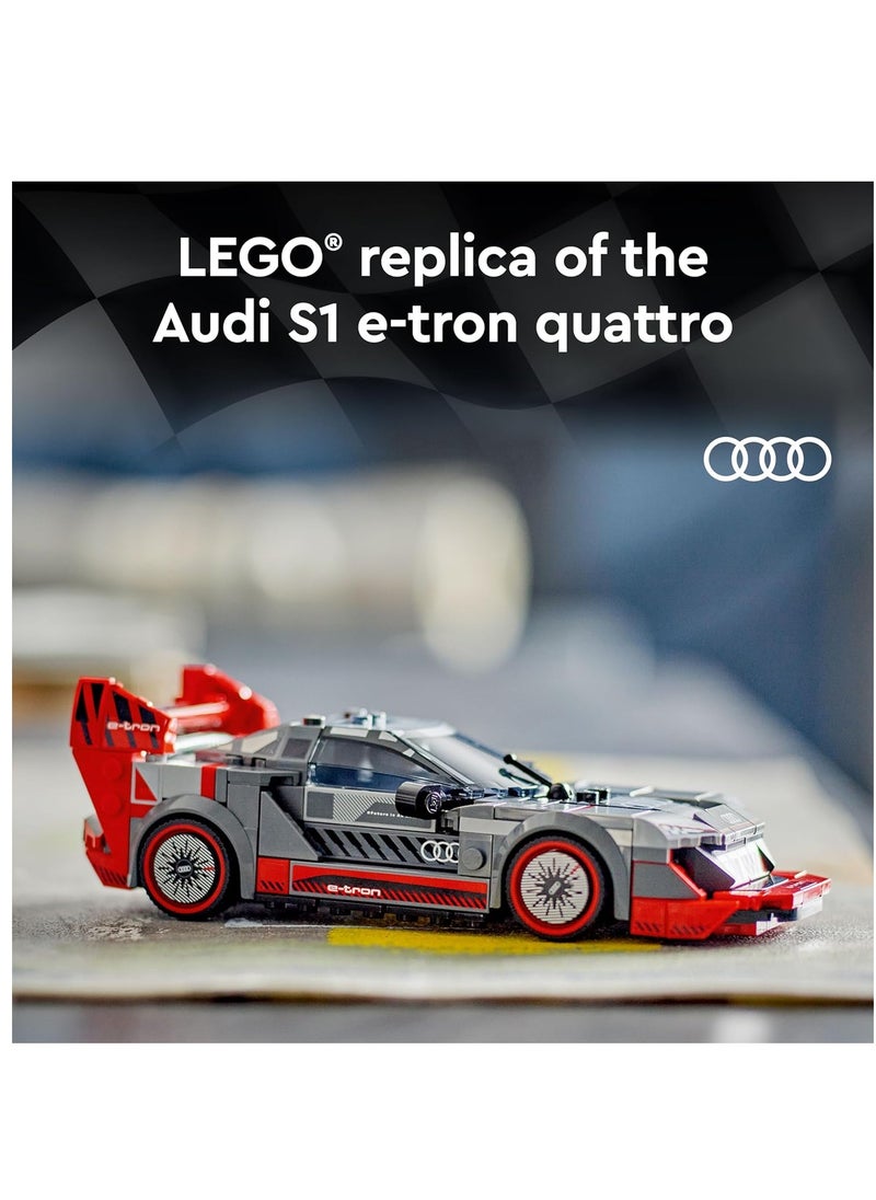 LEGO مجموعة مكعبات بناء سيارة ليجو سبيد تشامبيونز أودي S1 إي-ترون كواترو 76921 (274 قطعة)  - Image 3