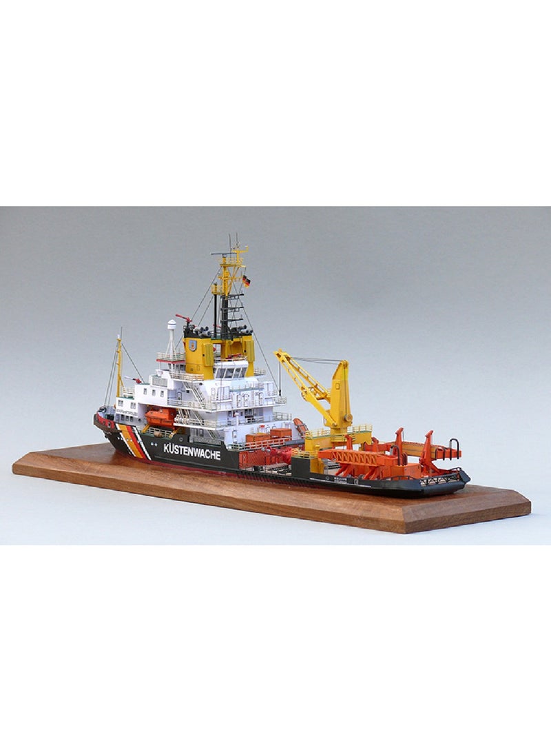 Germany Mellum Coast Guard Pollution Monitoring Ship DIY Paper Model Kit Handmade Toy Puzzle Gift  - Image 1