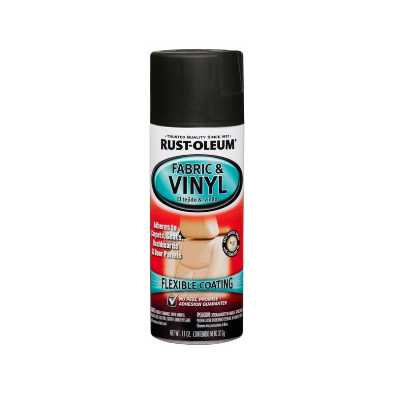 Rust-Oleum 248919 Fabric & Vinyl Spray Paint, 11 oz, Flat Black - Image 3