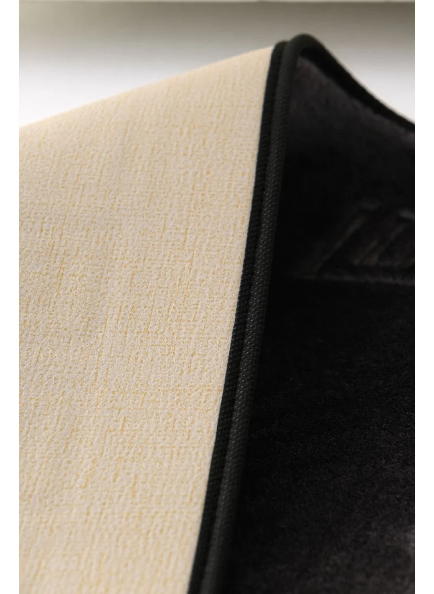 Favora Rabbit Fur Patterned 2-Piece Doormat Set - Anthracite