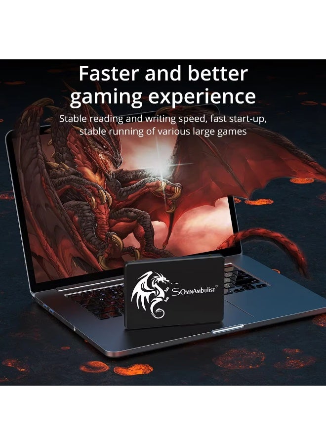 Somnambulist 128GB SSD Internal Sata3 Solid State Drive 2.5 for PC Laptop - Image 4