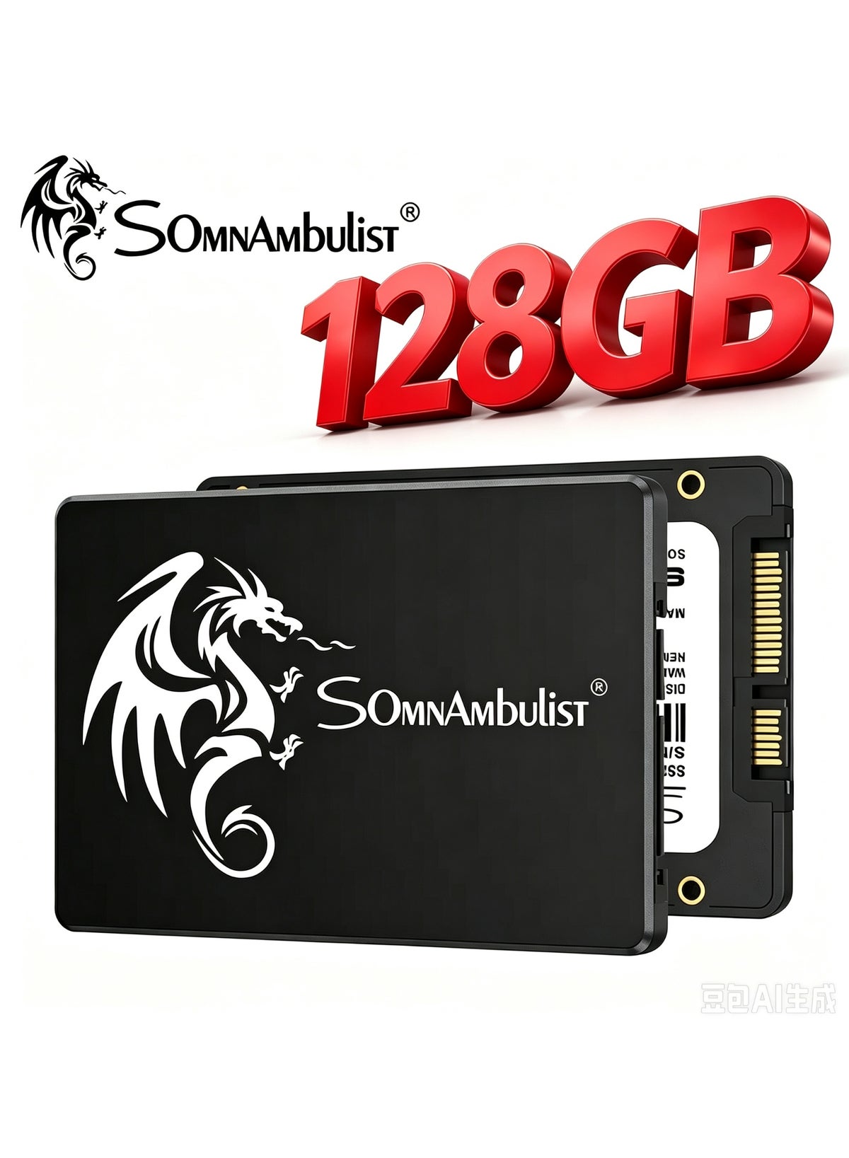 سومنامبيولست سومنامبيولست SSD Internal SATA3 Solid State Drive 2.5 128 جيجابايت