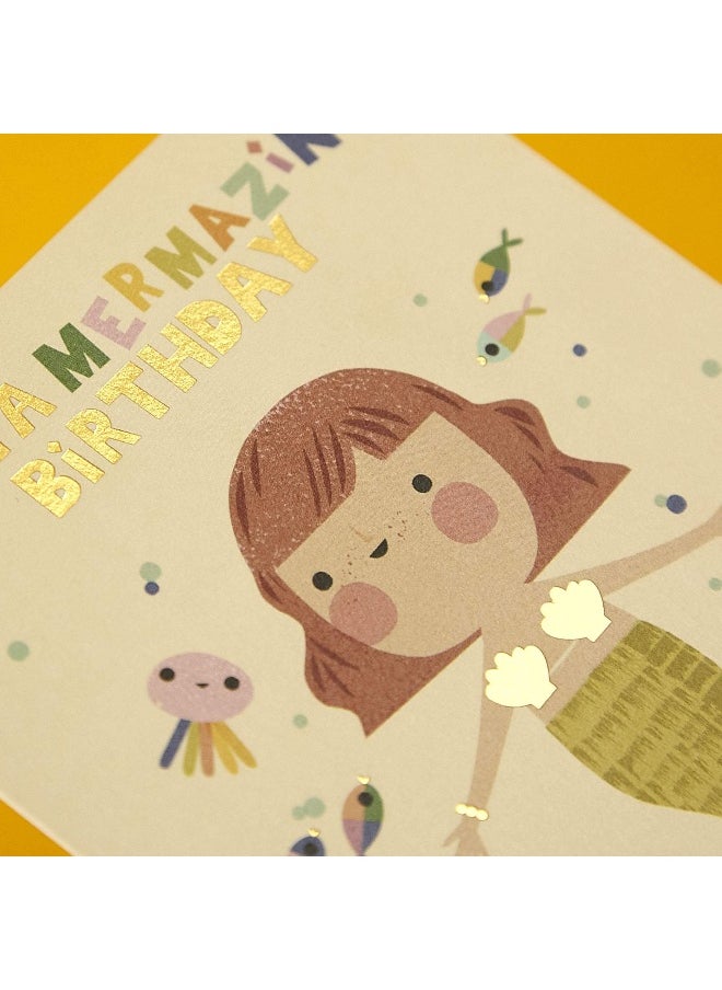 Raspberry Blossom Raspberry Blossom Have a Mermazing Birthday Card  - Image 2