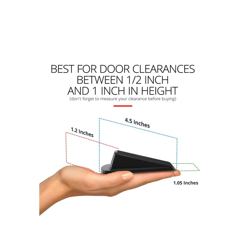 Zikra Door Stopper Set Pack of 4 Large Door Stopper Wedge Multi Surface Design to Sliding or Marking Floors Blocker for Home or Office - Image 3