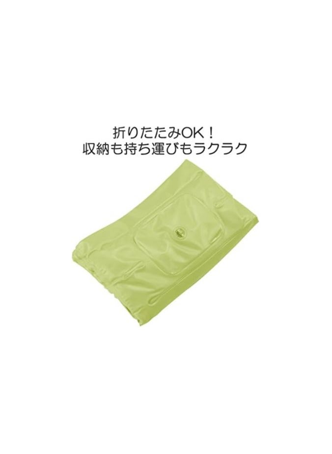 ريشيل حوض استحمام قابل للنفخ للأطفال باللون الأخضر - حوض استحمام محمول من ريتشل للأطفال حديثي الولادة والأطفال الصغار | مقعد داعم مريح، قابل للطي، مانع للانزلاق - مناسب للسفر - Image 2