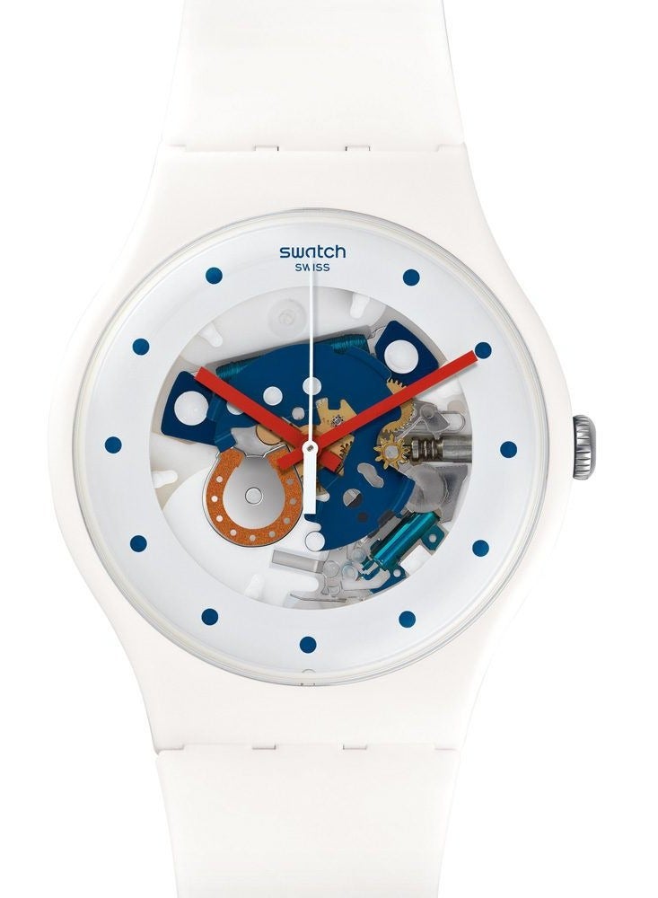 Swatch Unisex Horseshoe Quartz Movement Water Resistant Wrist Watch - 41 Mm - Image 1