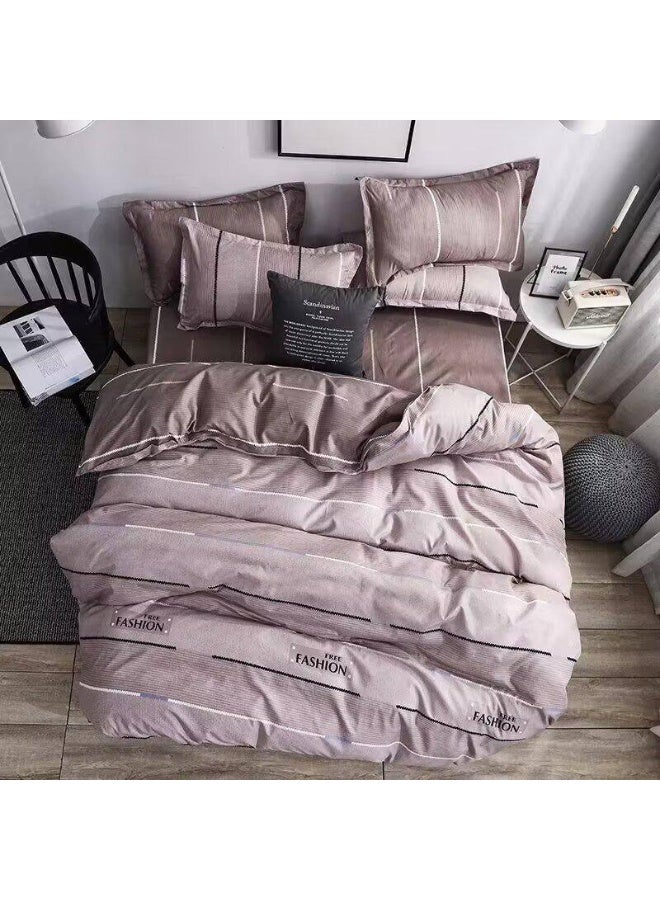 4pcs set Cartoon character Single Size Comforter set 160x210cm , fitted sheets size (120x200)+30cm Cotton and polyester Modern kids comforter