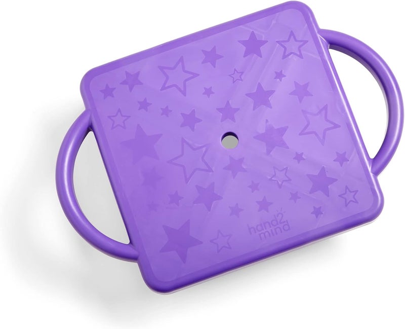 hand2mind hand2mind Purple Indoor Scooter Board with Safety Handles for Kids Ages 612 Plastic Floor Scooter Board with Rollers Physical Education for Home Homeschool Supplies Pack of 1 - Image 5